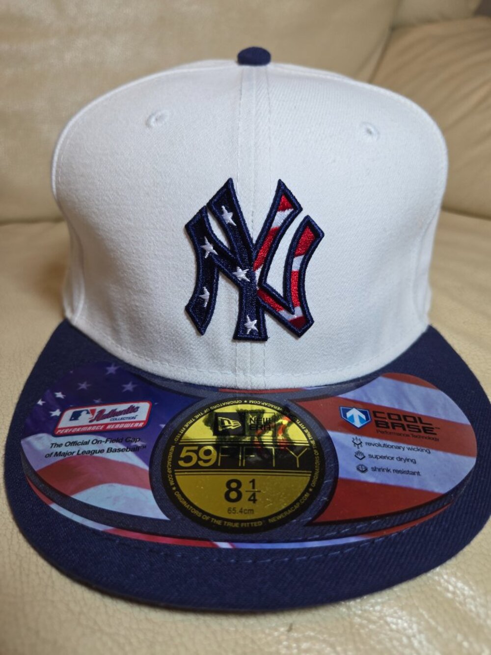 NWT NewEra NewYork Yankees OnField Authentic Fitted Hat Stars & Stripes 8-1/4